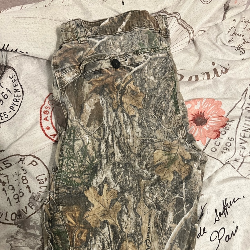 Camo cargos